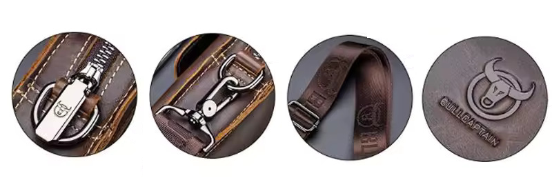 Belt hnědá Detail